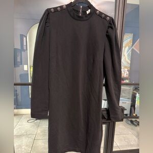 NWT LOFT Black Knit Dress